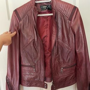 New with tags Bernardo leather jacket